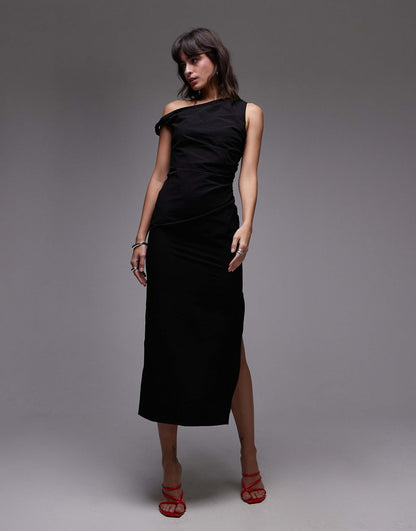 Mango Twist Midi Dress