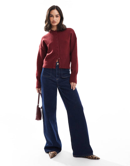 Fitted Waist Cardigan