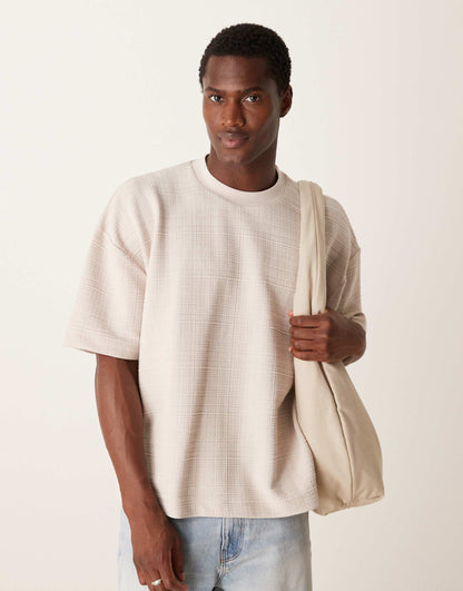 Oversized Boxy Texture T-Shirt