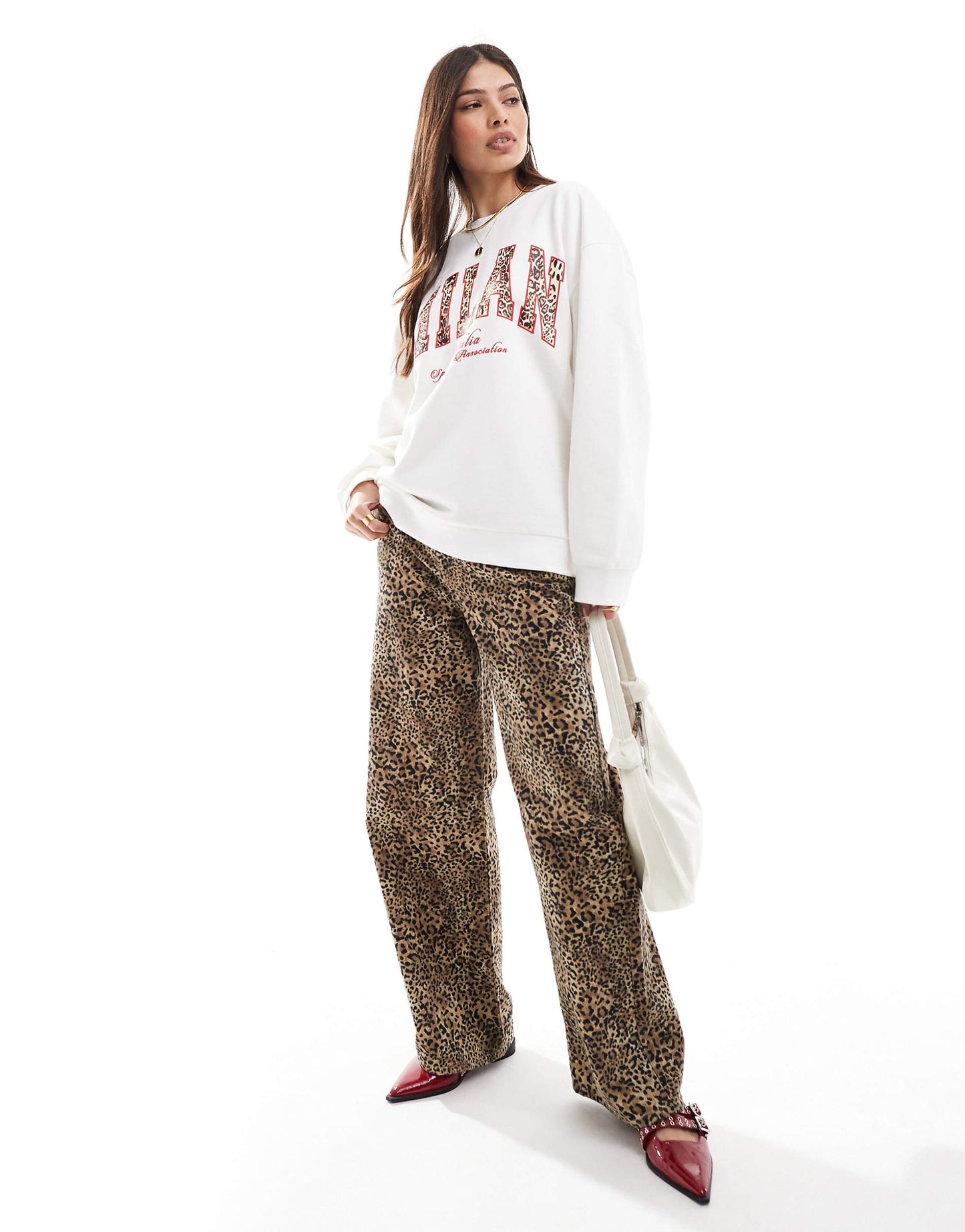 Sweatshirt With Milan Graphic