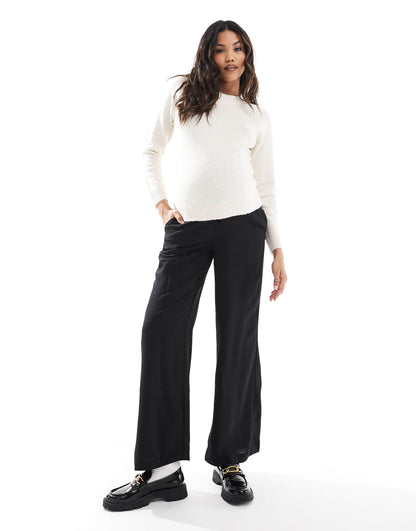 Maternity Relaxed Tailored Trousers