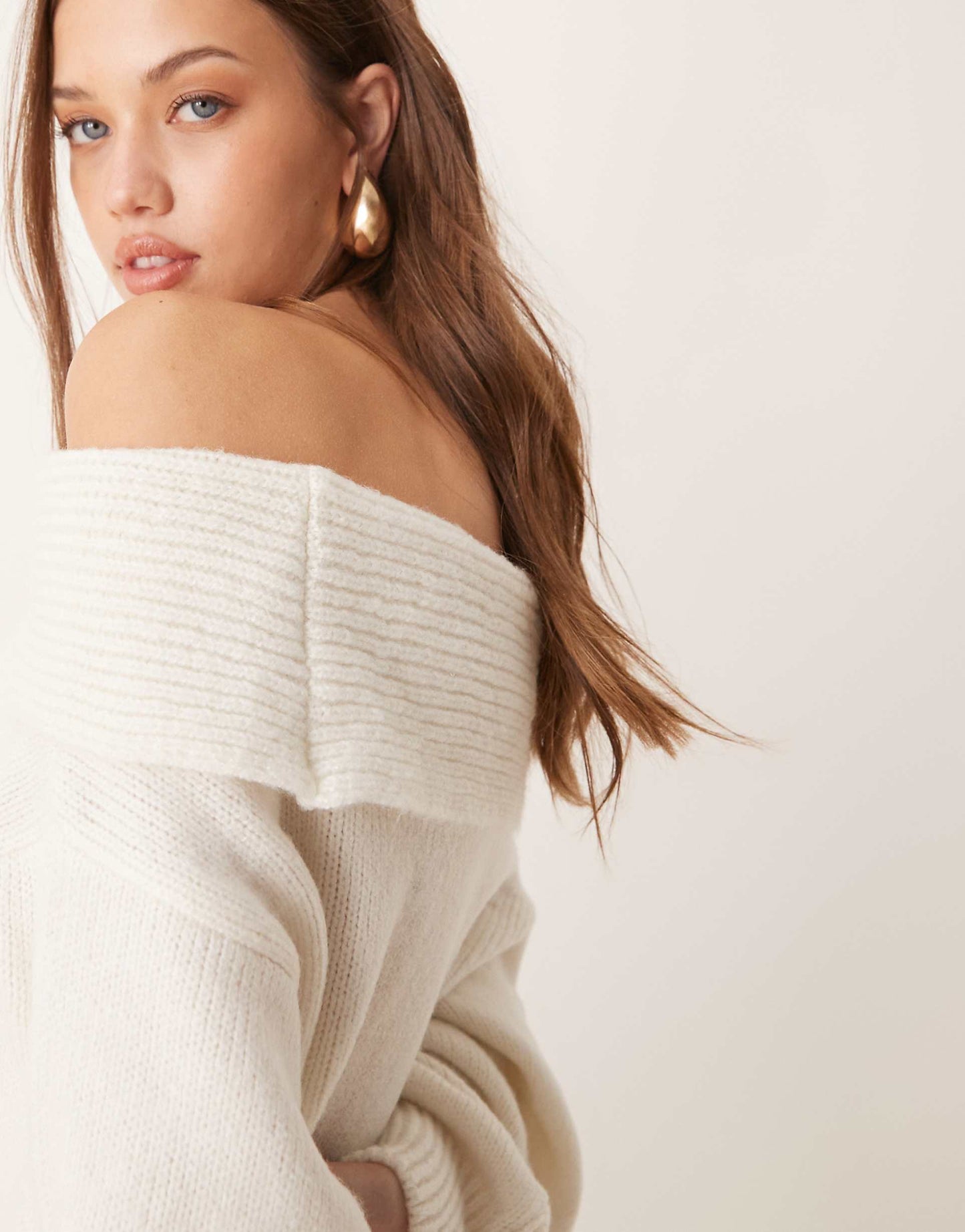 Knitted One Shoulder Jumper Dress