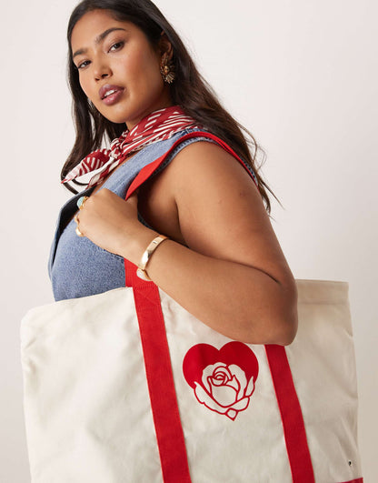 Hearts Tote Bag