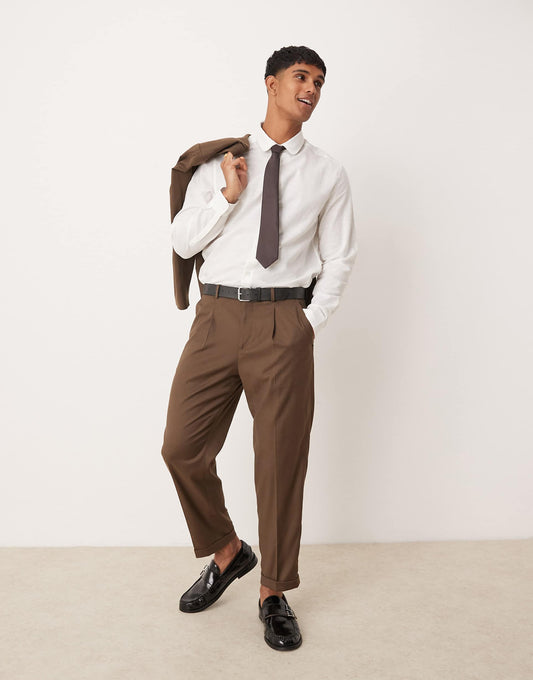 Regular Fit Mid Waist Trouser Co-Ord