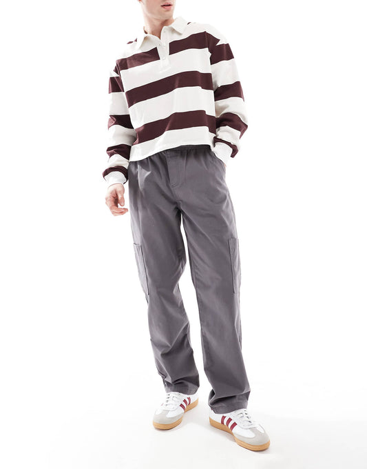 Straight Fit Cargo Trousers