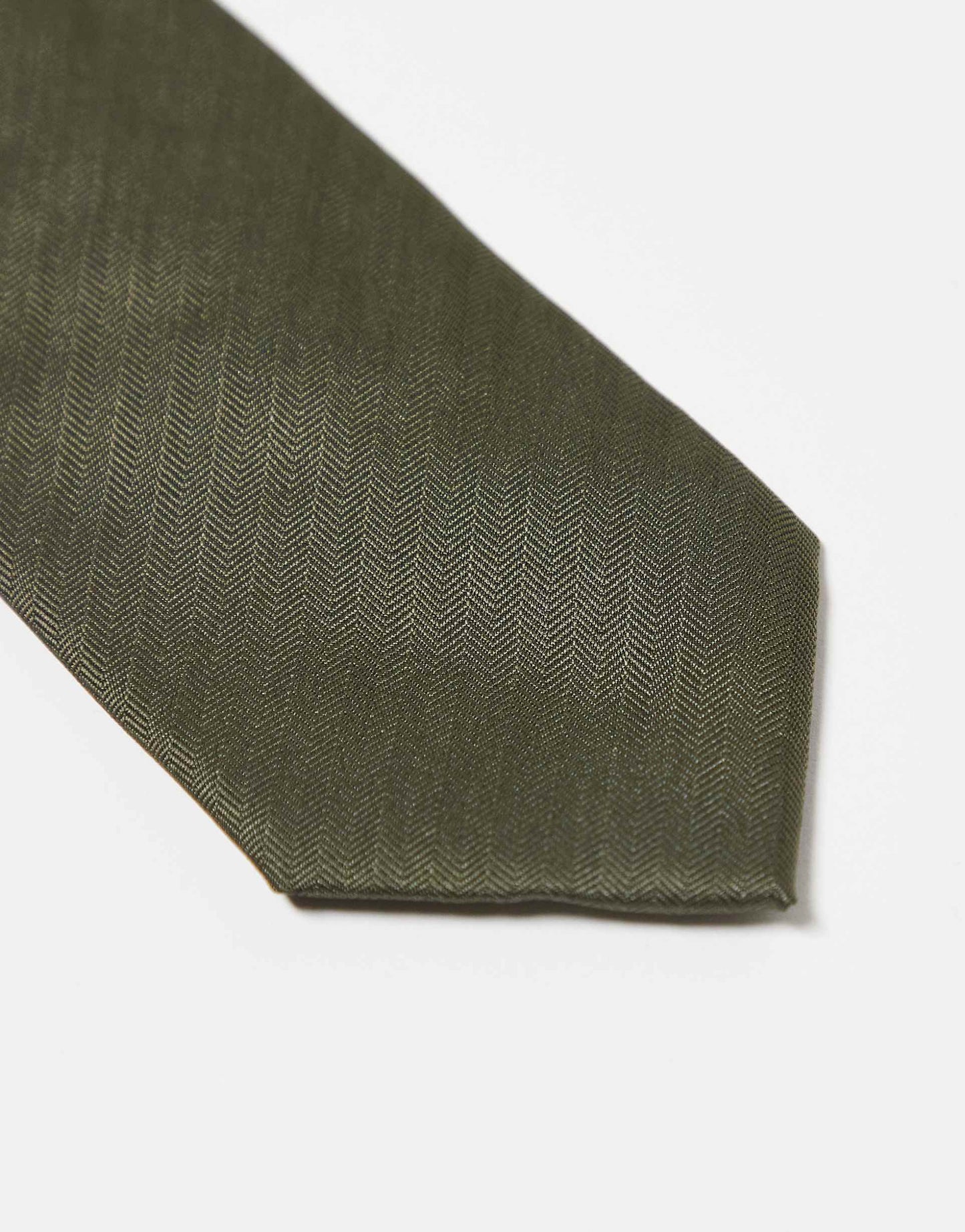 Herringbone Plain Tie