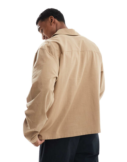 Oversized Boxy Overhead Shirt