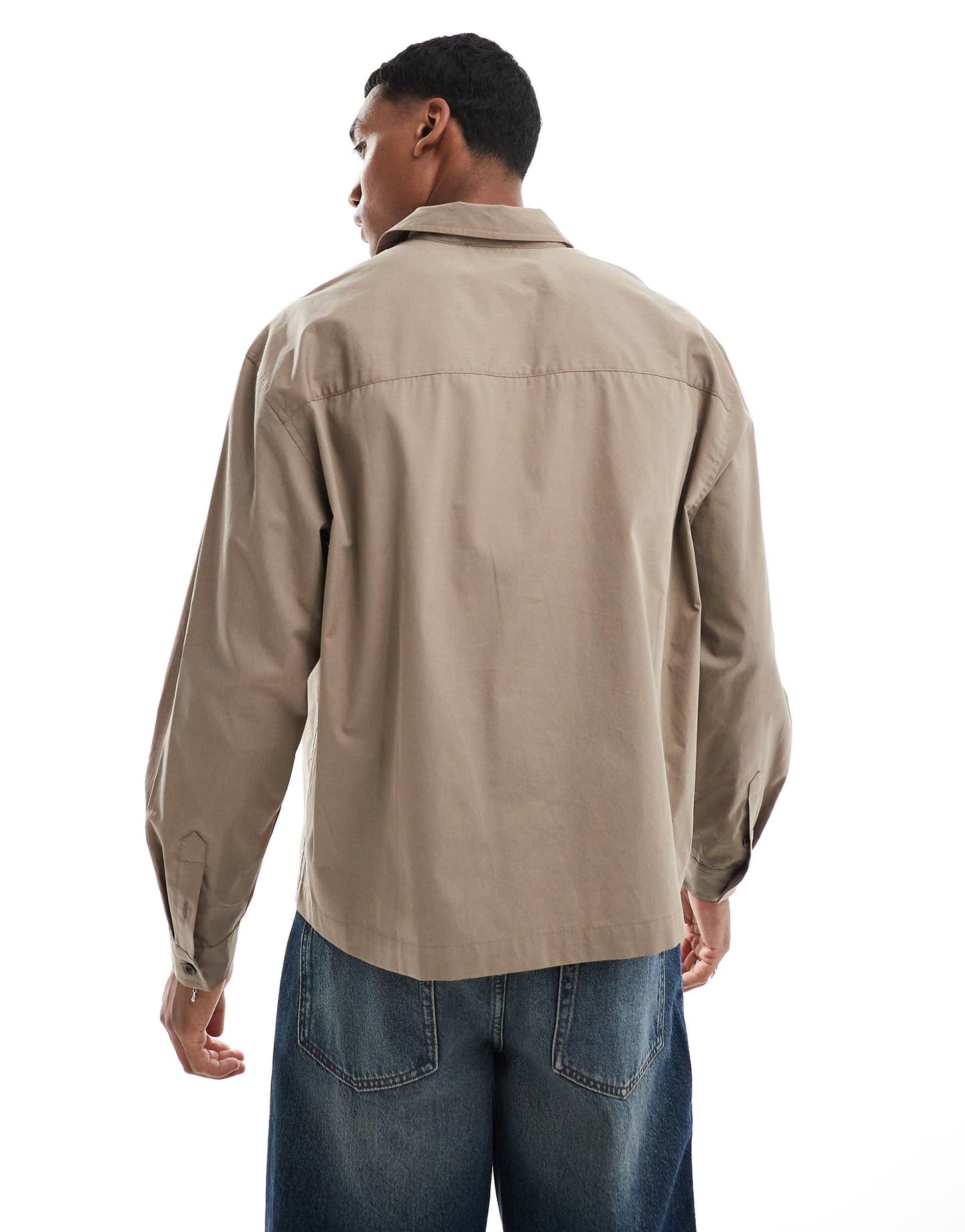 Oversized Boxy Poplin Shirt