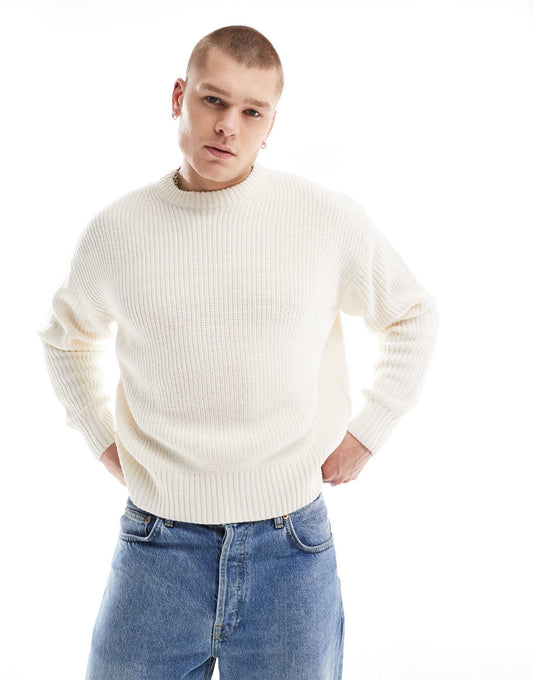 Fisherman Ribbed Jumper