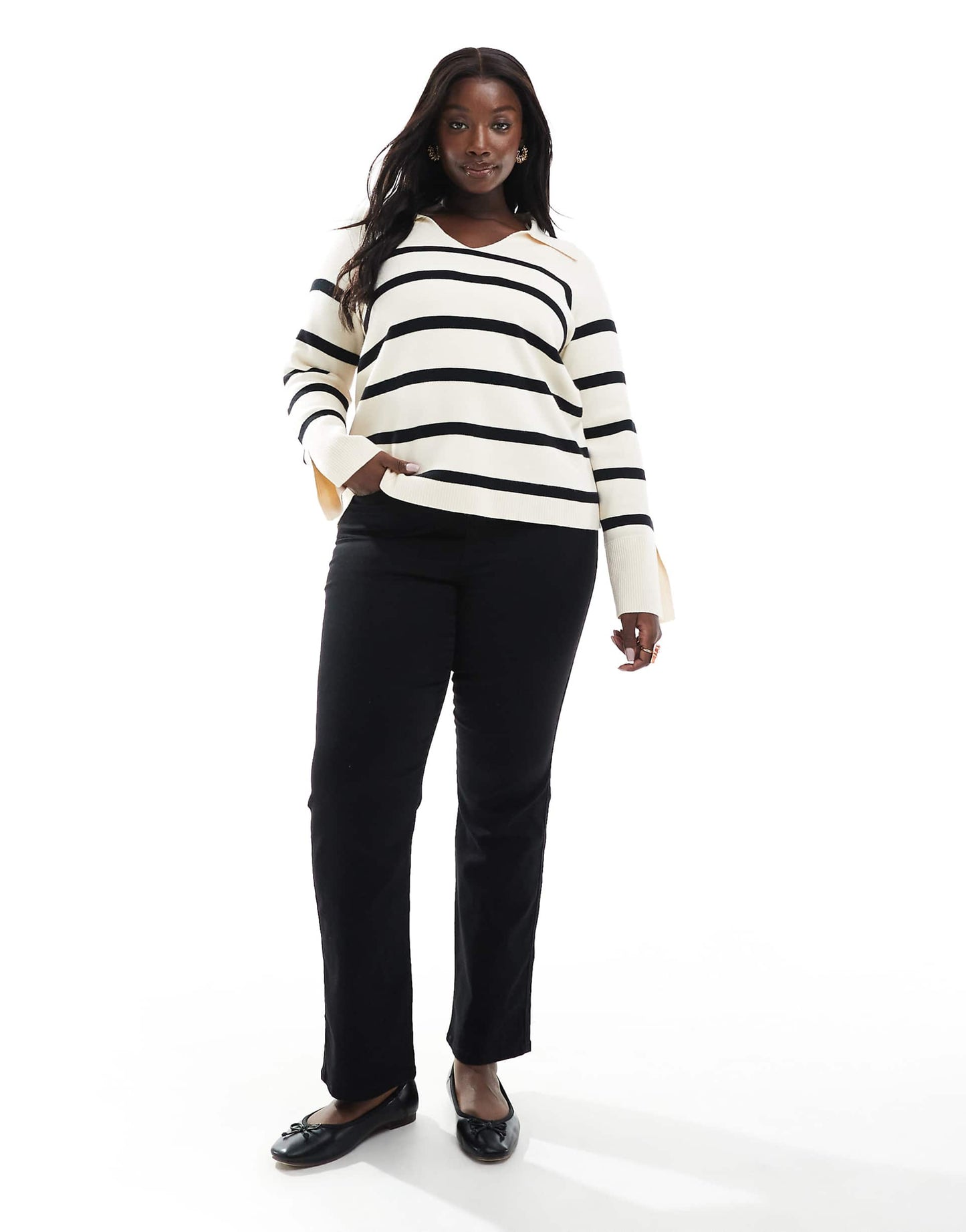 Curve Augusta High Waist Straight Leg Jeans