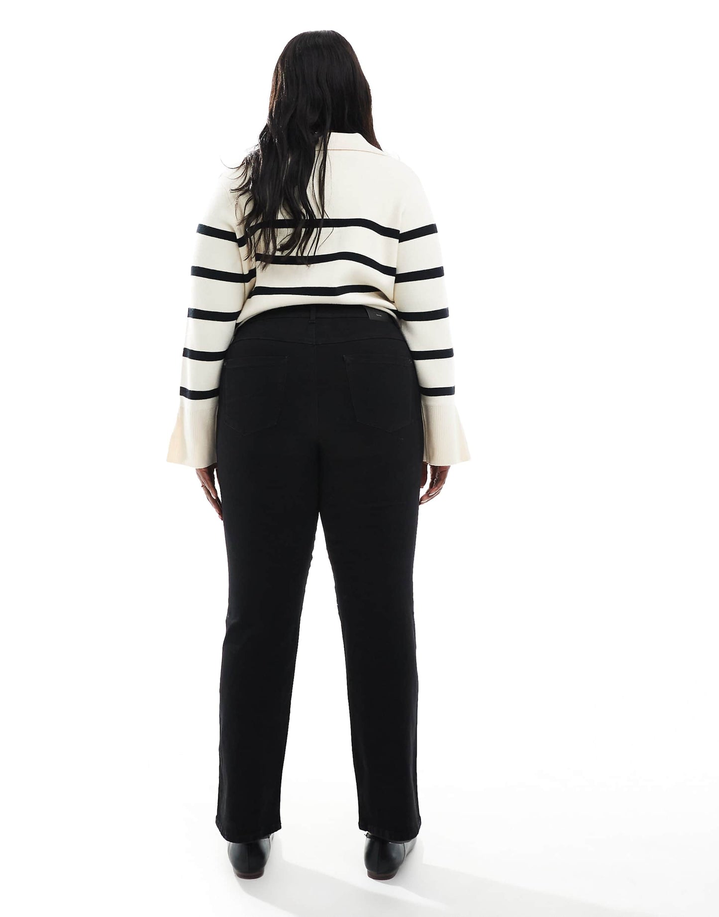 Curve Augusta High Waist Straight Leg Jeans