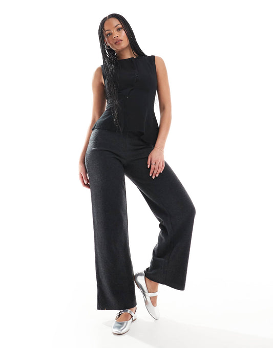 Tall Soft Texture Loose Fit Trousers