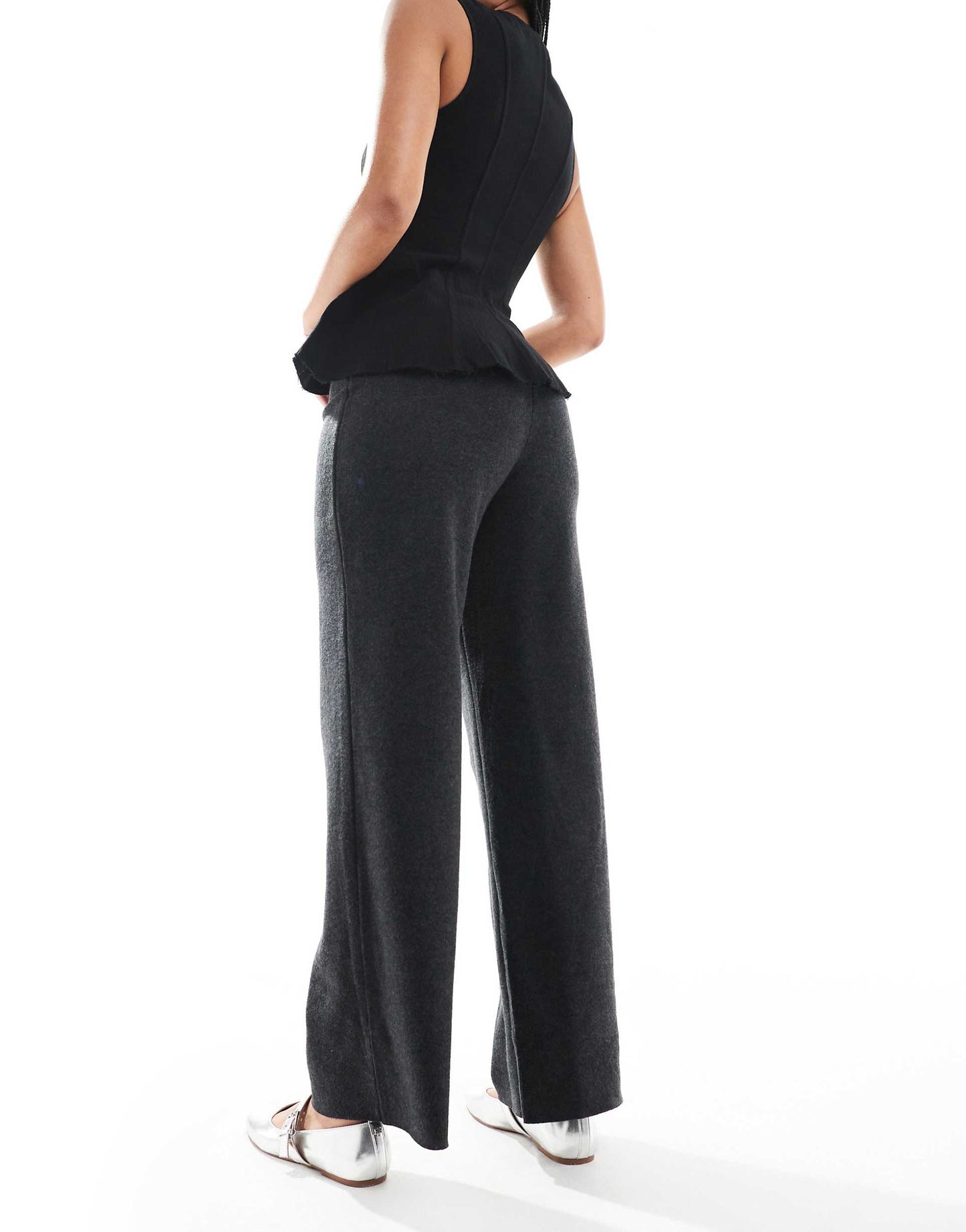 Tall Soft Texture Loose Fit Trousers