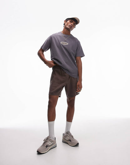 Textured Linen Jam Short