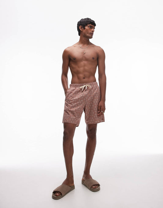 Verita Printed Swim Short
