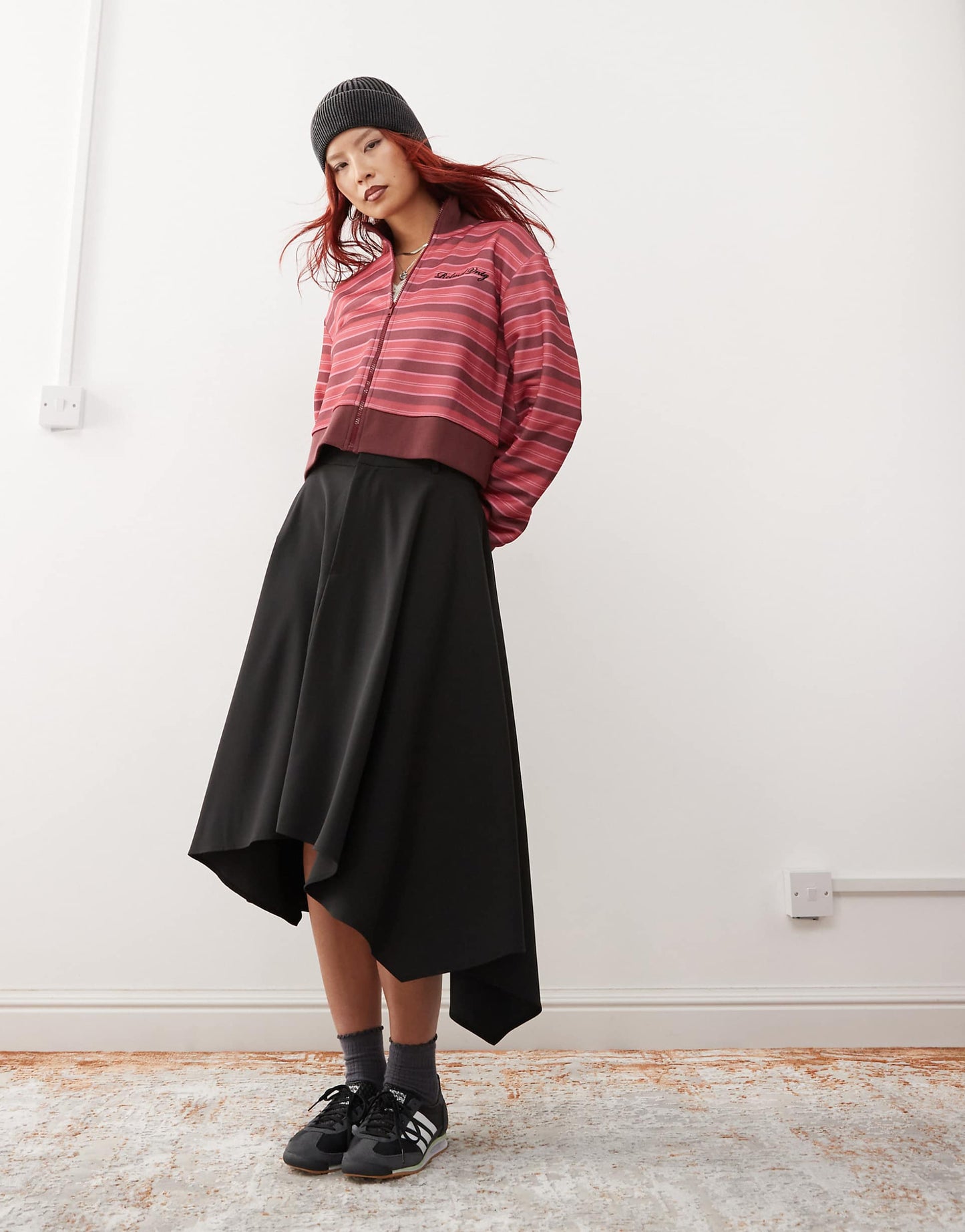 Zip Up Sporty Track Jacket