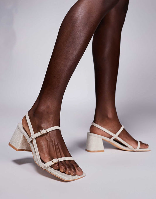 Logan Mid Block Heeled Sandals