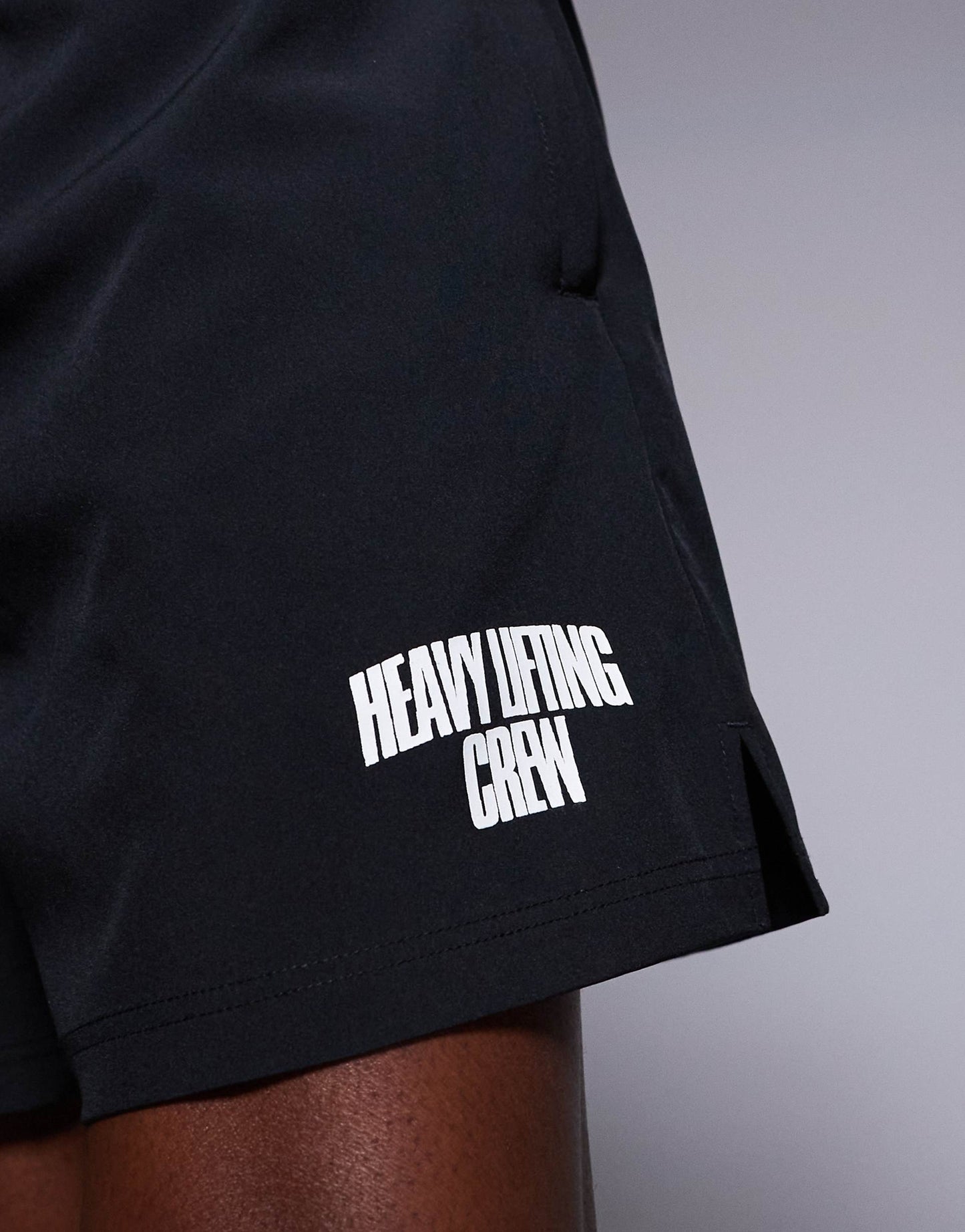 7 Inch Wide Leg Quick Dry Graphic Training Shorts With Towel Loop And Zip Pockets