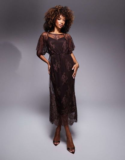 Tilly Lace Midaxi Dress