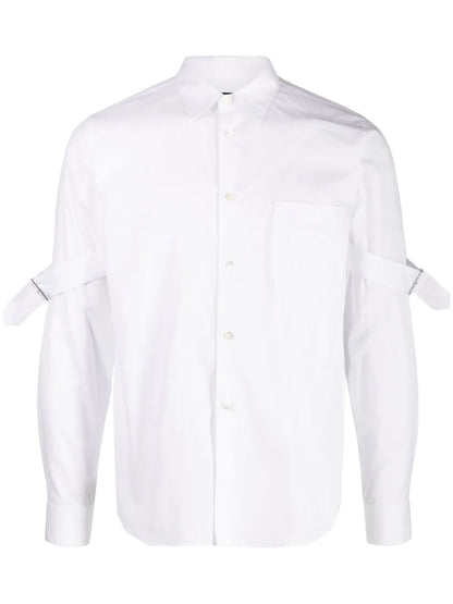 Elbow-Buckle Detailed Cotton Shirt