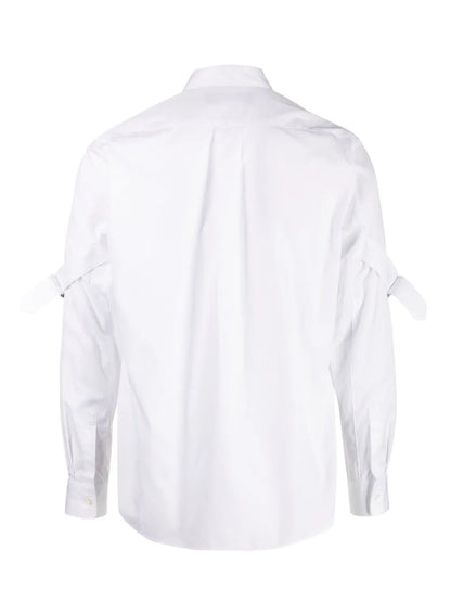 Elbow-Buckle Detailed Cotton Shirt