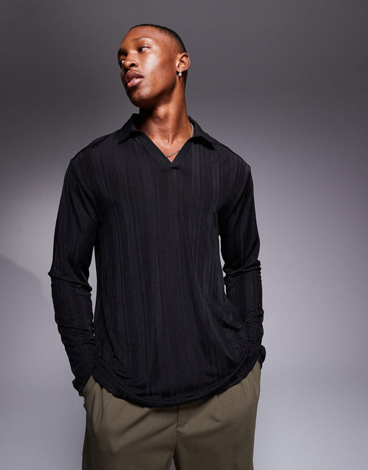 Long Sleeve Polo