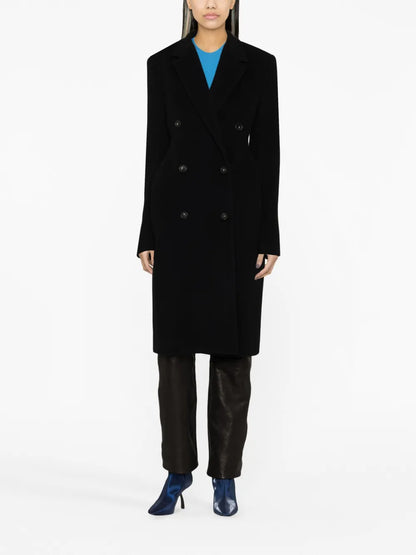 Double-Breasted Wool Coat