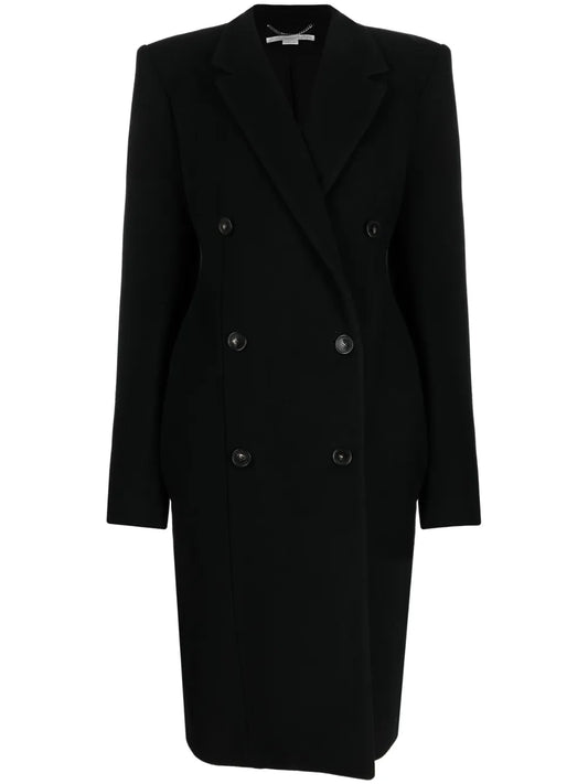 Double-Breasted Wool Coat
