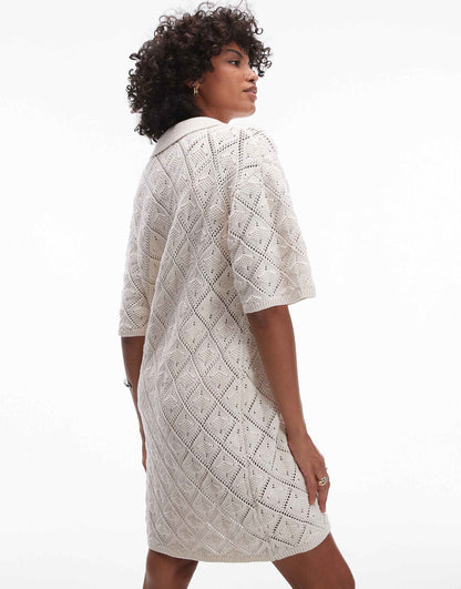 Jaffa Knit Shirt Dress