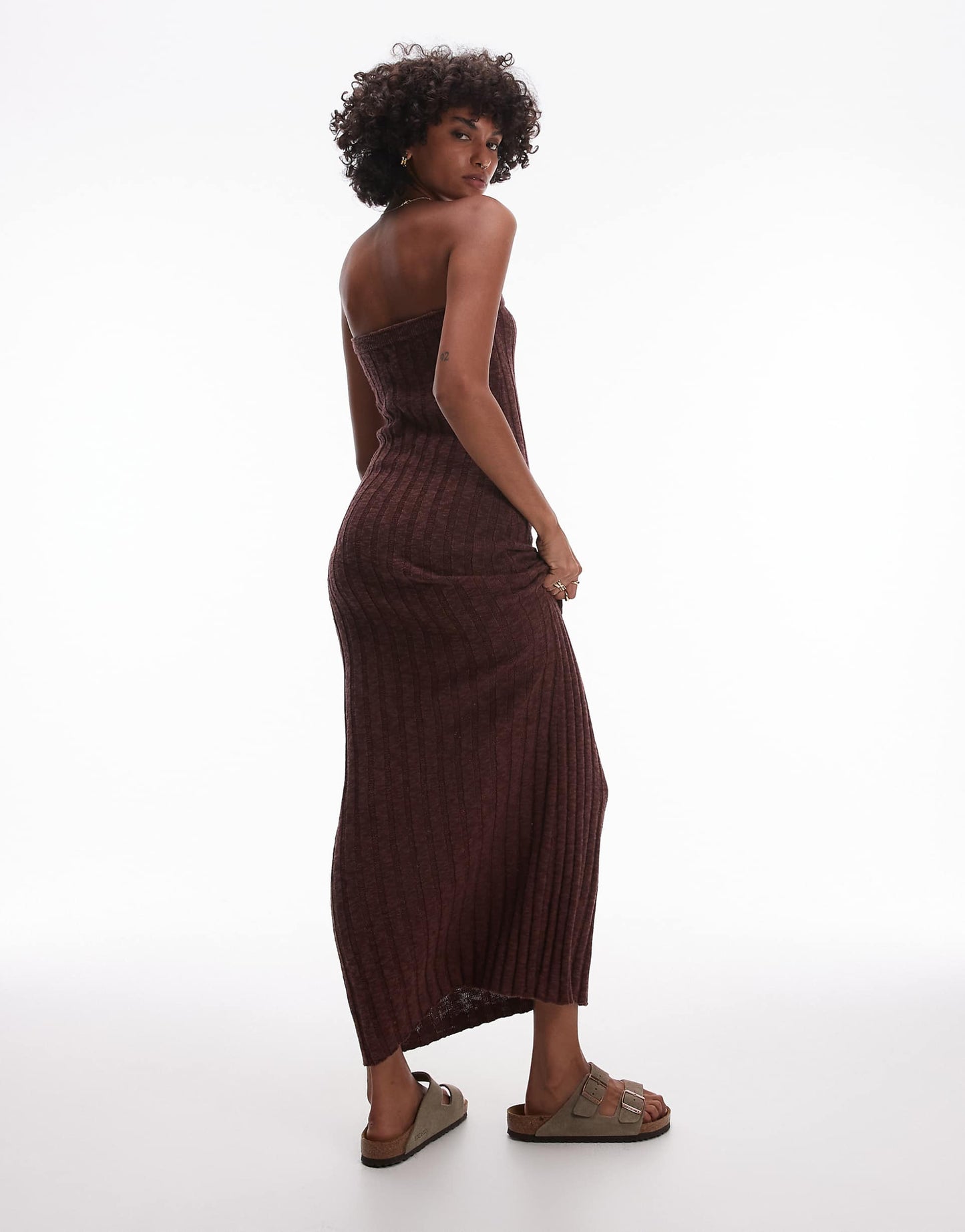 Koko Strapless Knit Maxi Beach Dress