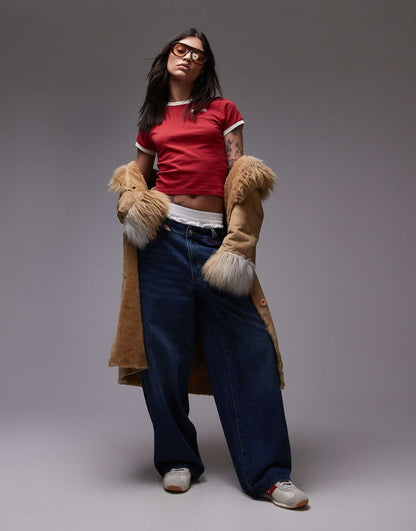 The Classic Wide Leg Low Rise Jeans