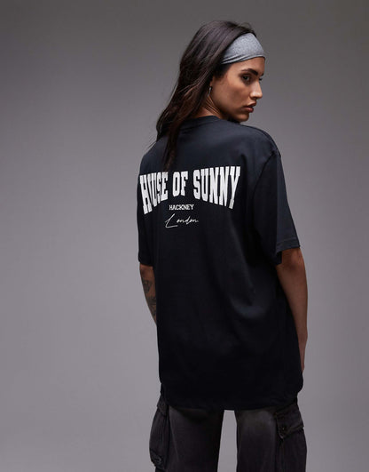 Hackney Logo Oversized T-Shirt