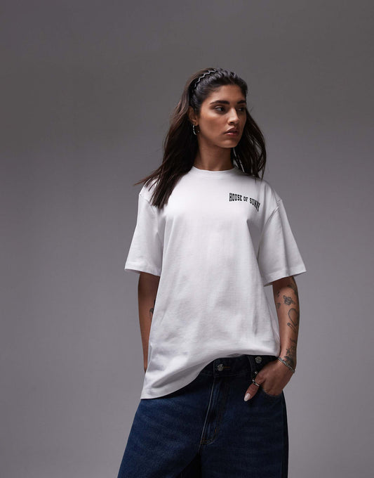 Hackney Logo Oversized T-Shirt