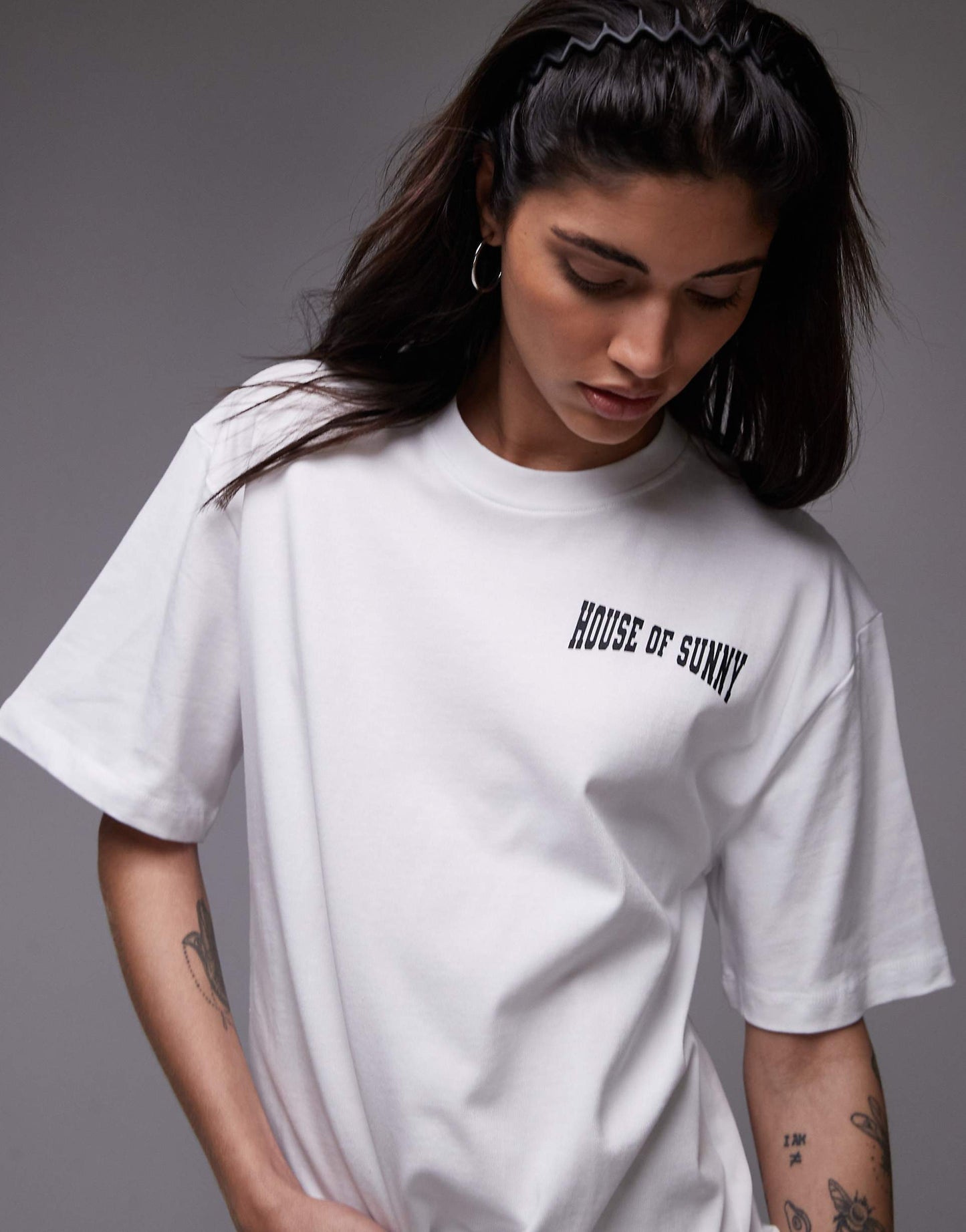 Hackney Logo Oversized T-Shirt