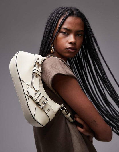Saira Buckle Shoulder Bag