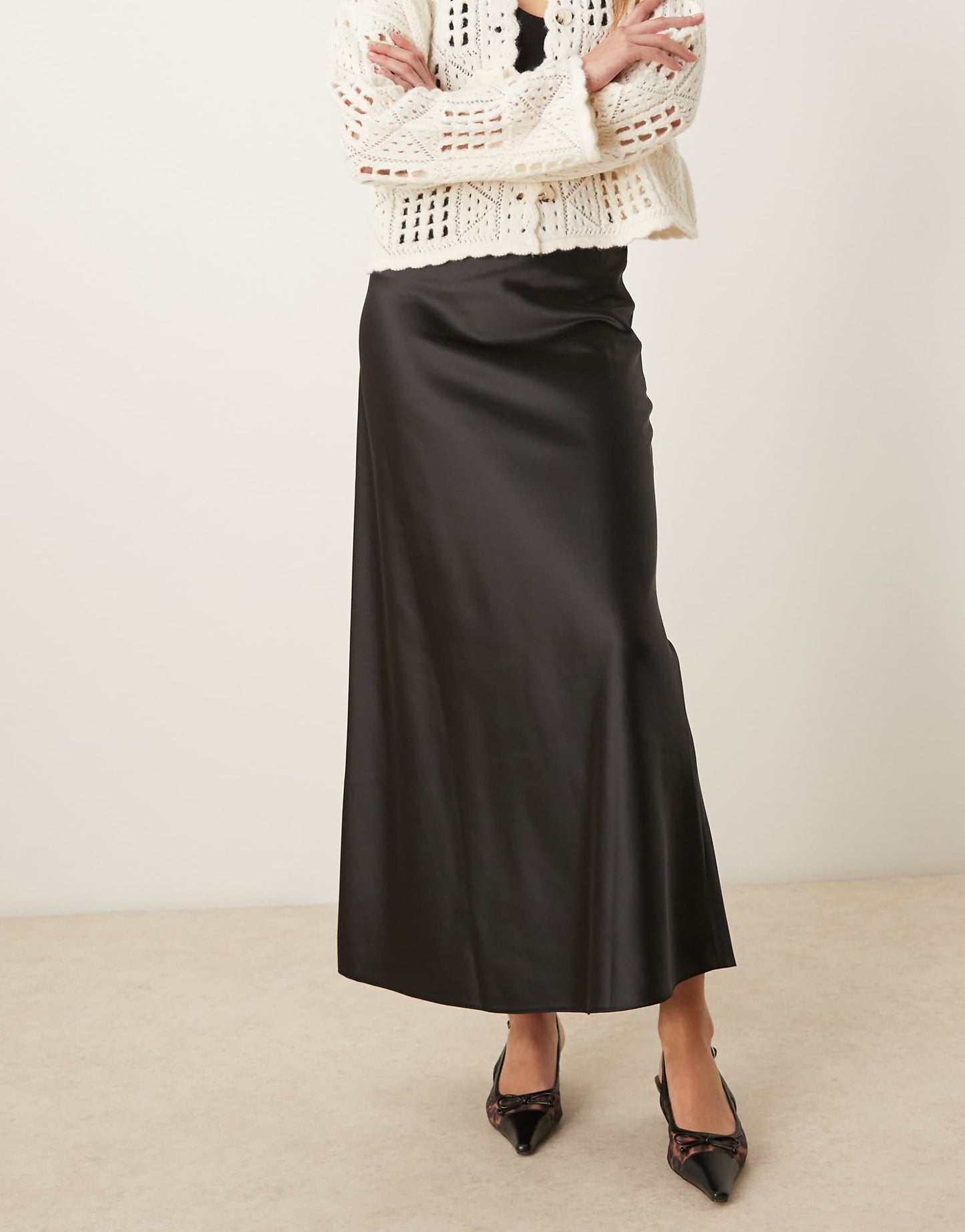 Satin Maxi Skirt