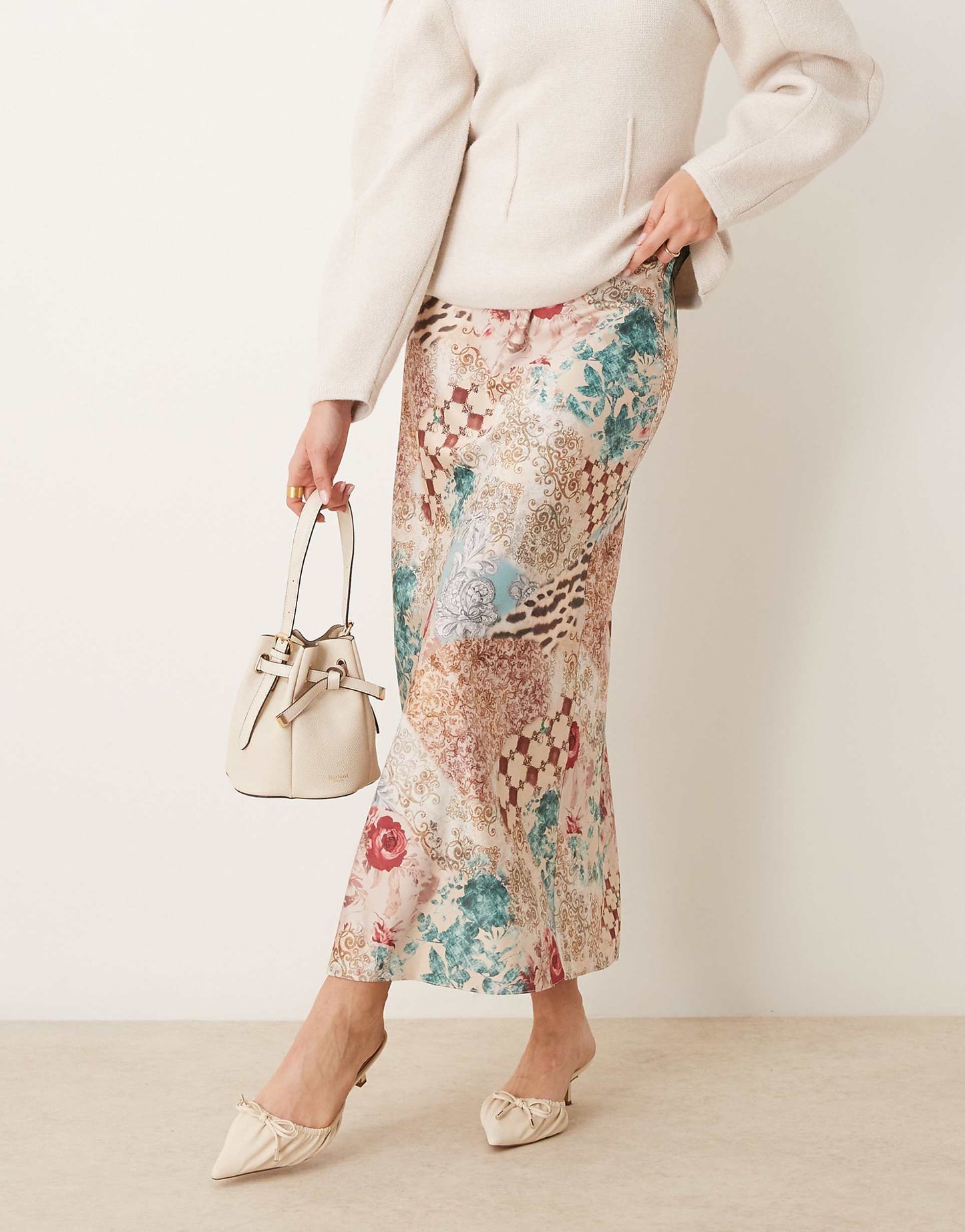 Satin Maxi Skirt