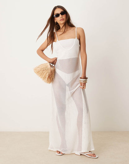 Knit Maxi Beach Dress