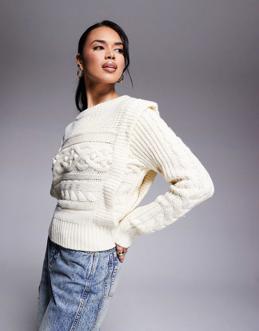 Cable Crop Jumper