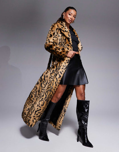 Maxi Faux Fur Coat
