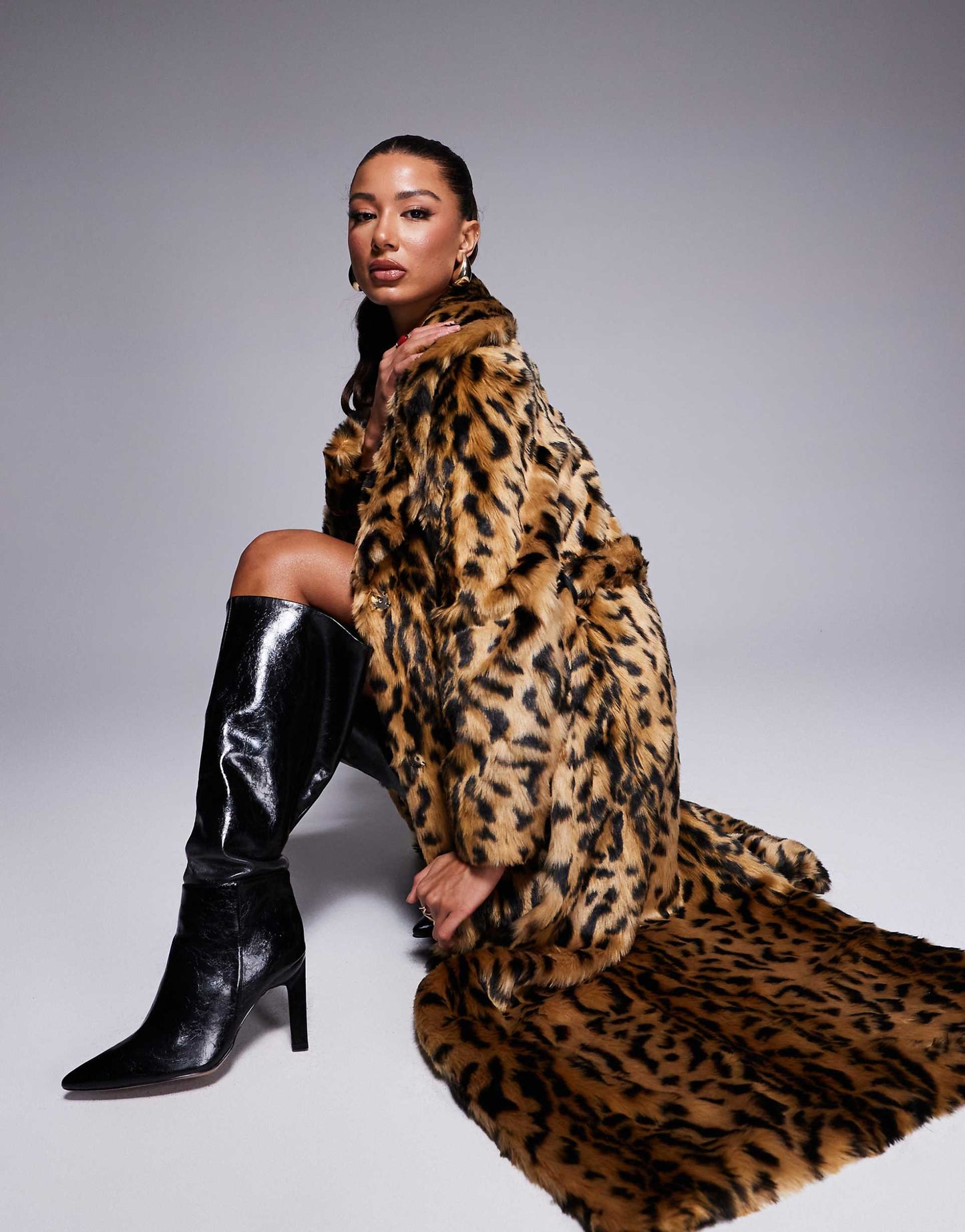 Maxi Faux Fur Coat