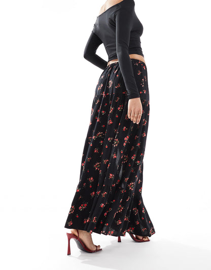 Tiered Maxi Skirt