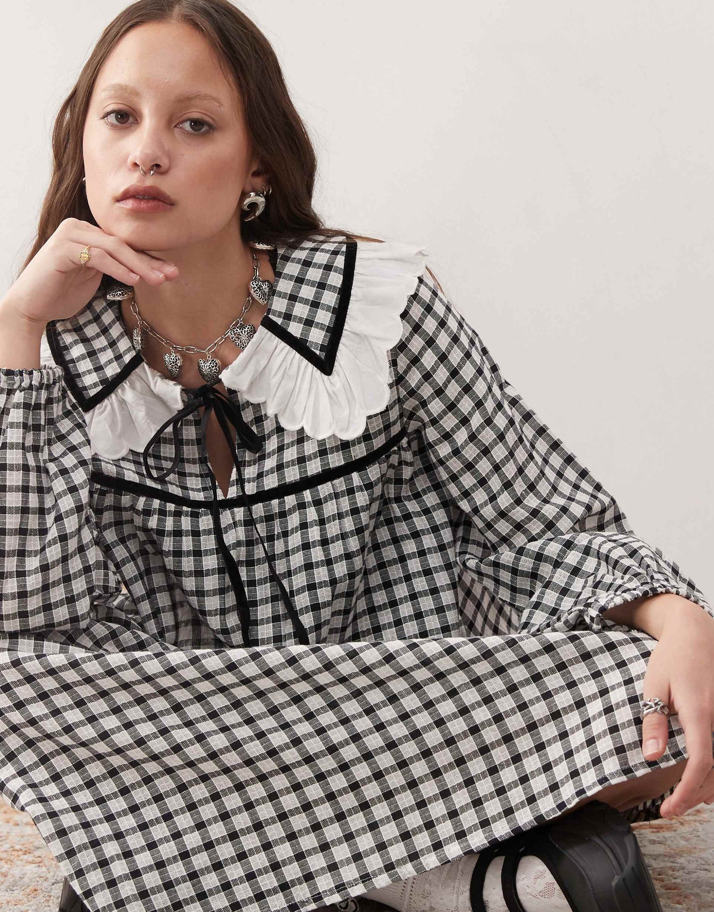Mini Tea Dress With Collar