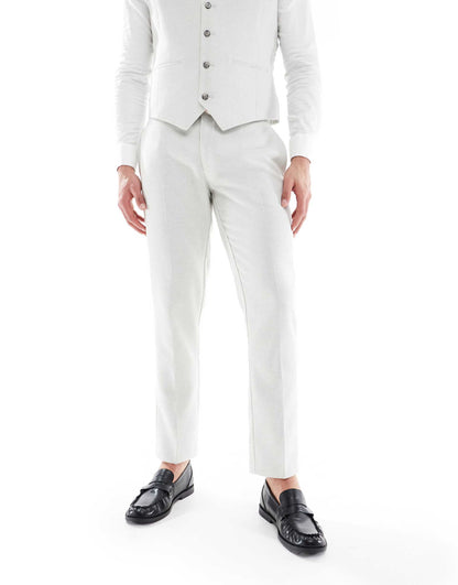 Slim Suit Trousers Wool Blend