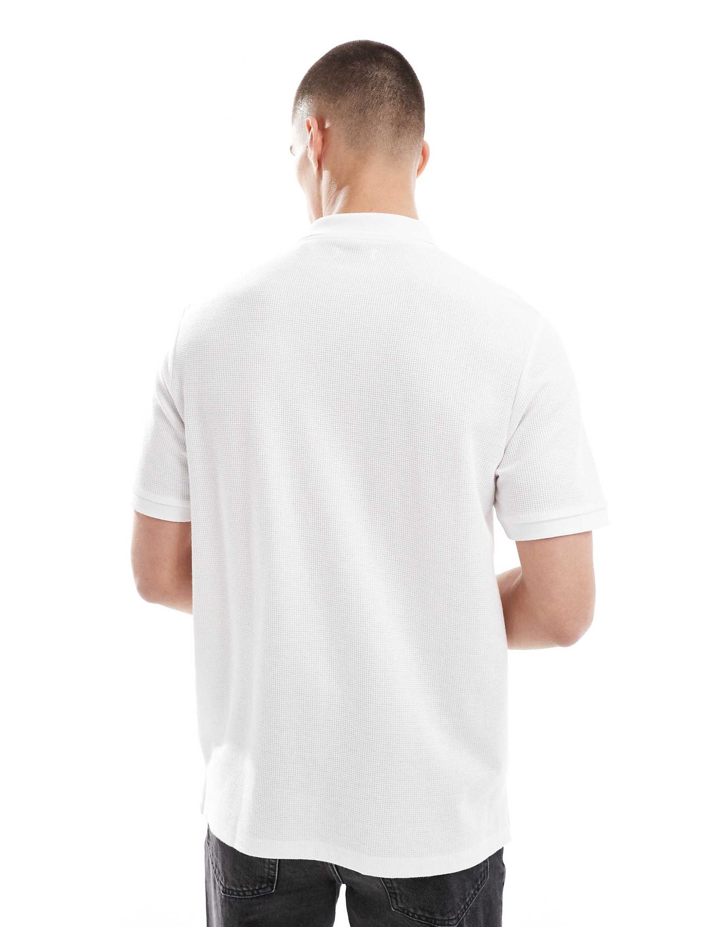 Waffle Textured Polo Shirt