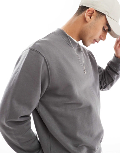 Oversized 400Gsm Heavyweight Crew Neck Jumper