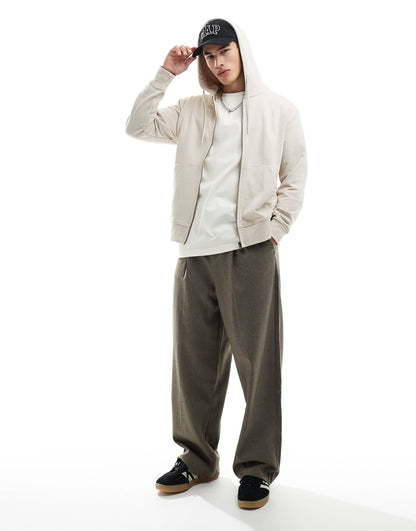 Super Oversized Zip Hoodie