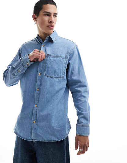 Long Sleeve Denim Shirt