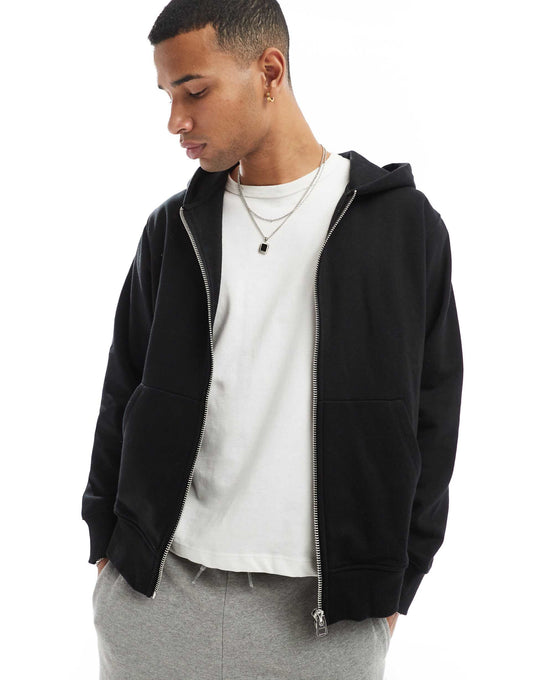 Oversized 400Gsm Heavyweight Zip Hoodie