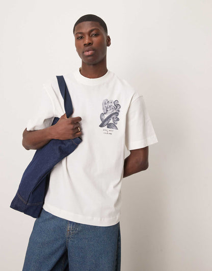 Homme Oversized T-Shirt With Back Print